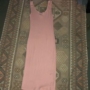 Pink maxi dress